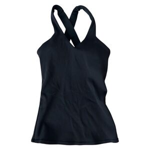 ALO Yoga Crisscross Ribbed Workout Top